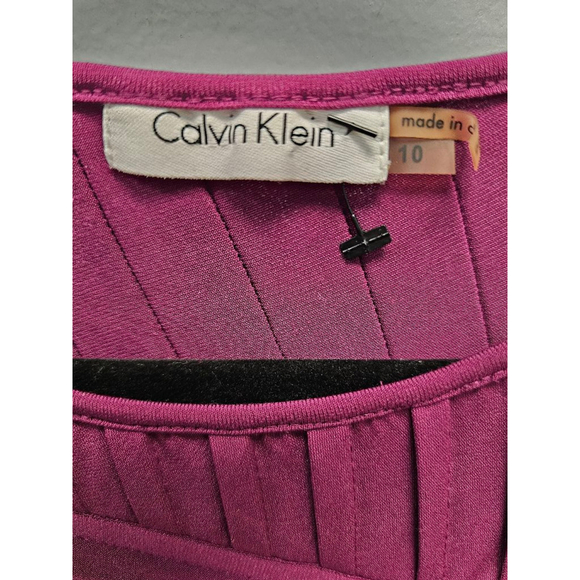 Calvin Klein Collection Purple Midi Dress - Picture 4 of 6
